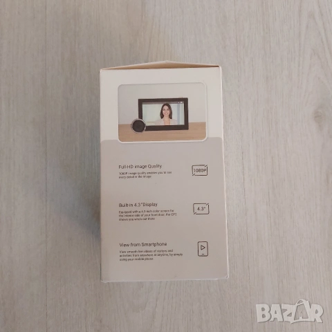 Смарт Видео Шпионка EZVIZ CP2 – 1080p Full HD, Wi-Fi, 4.3" Дисплей & Мобилно приложение, снимка 2 - Комплекти за видеонаблюдение - 53303151