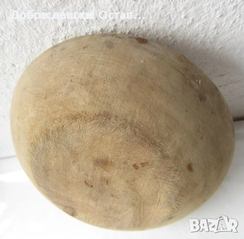 дървен съд и стар сервиз  с 7 чаши и кръгъл поднос, листо, копанка, снимка 16 - Други - 30304769