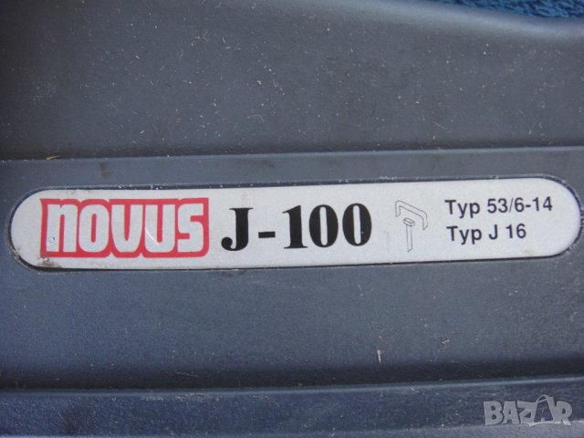 Електрически такер NOVUS J-100, снимка 2 - Други инструменти - 41478367