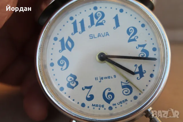 СССР настолен будилник ''Слава'', снимка 11 - Колекции - 48757397