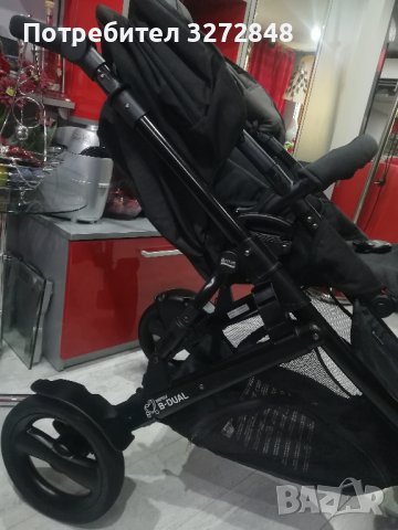 Бебешка комбинирана количка BRITAX B-DUAL, снимка 6 - Детски колички - 41893037