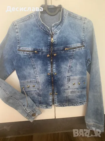 Дънкено яке S 3 броя, снимка 3 - Якета - 48966052