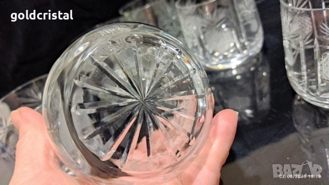 кристални чаши за уиски , снимка 5 - Антикварни и старинни предмети - 51459072