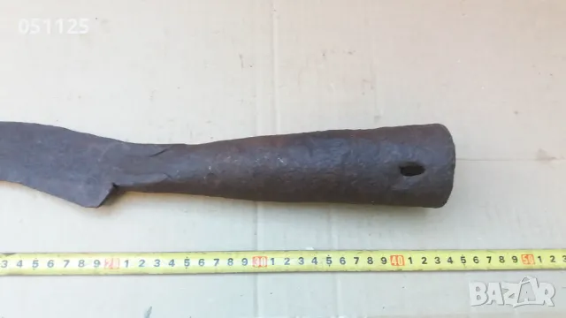 масивен кован косер, секира, инструмент за рязане на храсти , снимка 3 - Антикварни и старинни предмети - 47620427