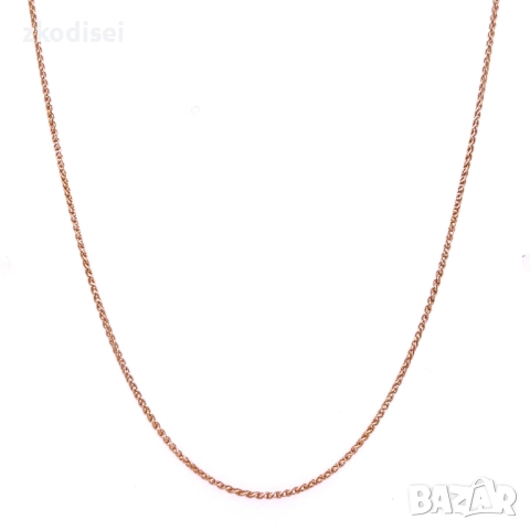 Златен синджир 2,68гр. 46,0см. 14кр. проба:585 модел:33680-1, снимка 2 - Колиета, медальони, синджири - 51484516