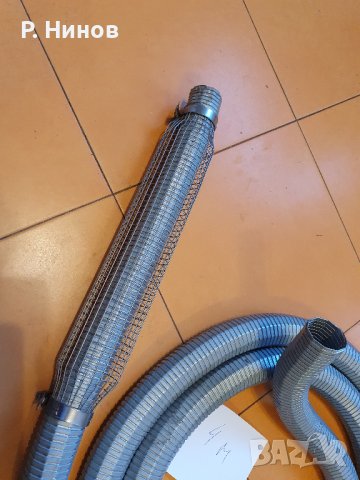 гъвкава метална тръба за изгорели газове фи 40 мм  3 метра, снимка 3 - Други машини и части - 42082713