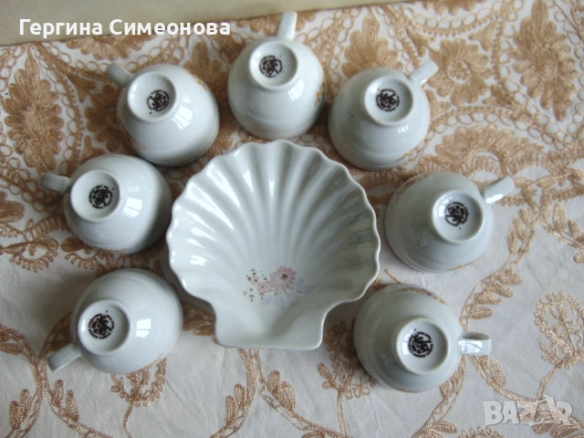 Чаши за кафе стар български порцелан, снимка 7 - Чаши - 52482689