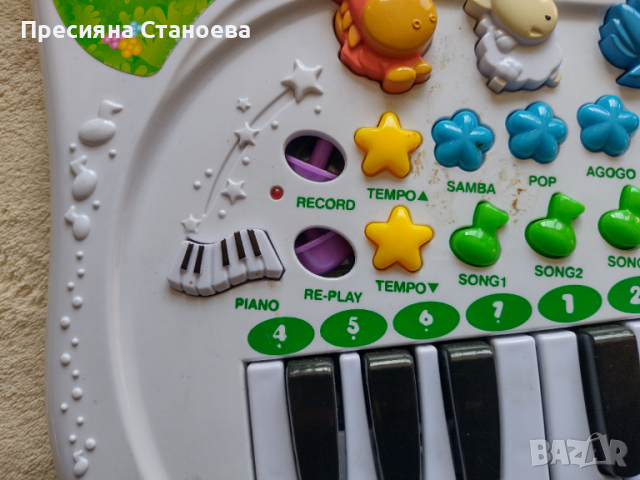 Лампа-Цвете музикално и пиано , снимка 2 - Музикални играчки - 36224201