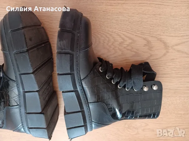 Зимни боти ALOHAS ест.кожа, снимка 10 - Дамски боти - 48010216