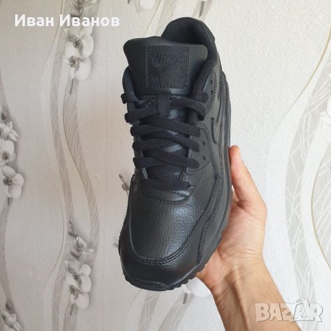 Оригинални МАРАТОНКИ NIKE AIR MAX 90 LEATHER   номер 38,5-39, снимка 13 - Маратонки - 40715078
