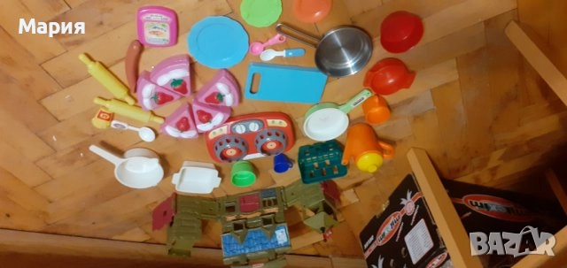 Дървена детска кухня с аксесоари, снимка 9 - Играчки за стая - 52822978