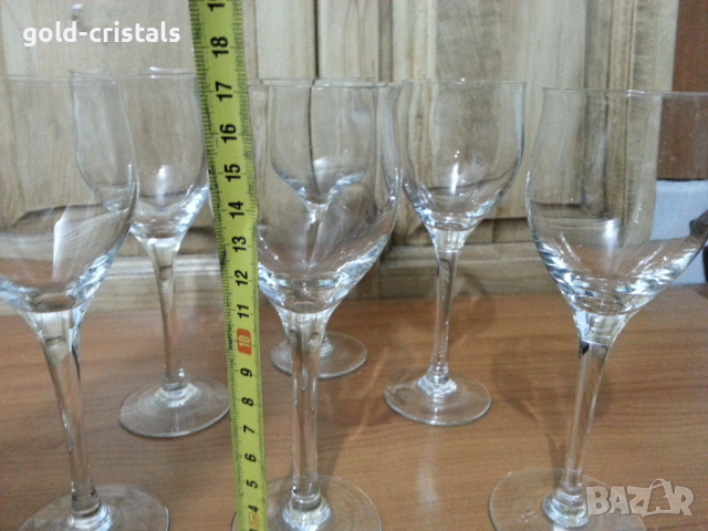 Кристални чаши, снимка 4 - Антикварни и старинни предмети - 36163753