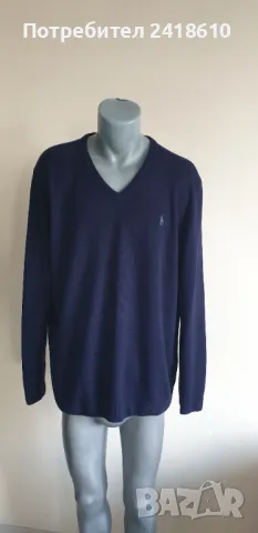 POLO Ralph Lauren V - Neck Sweather Wool /Merino Mens Size XL НОВО! ОРИГИНАЛ! Мъжки Пуловер!, снимка 9 - Пуловери - 48282786