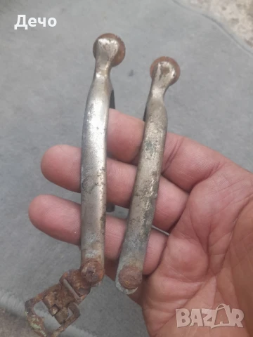 Комплект /Чифт Стари Бронзови Кавалерийски шпори в добро запазено състояние , снимка 4 - Антикварни и старинни предмети - 51008983