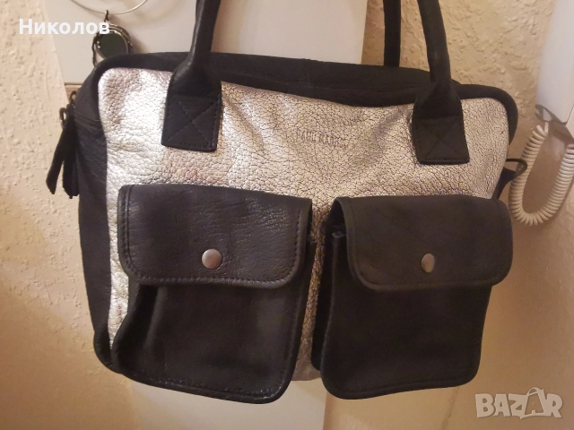 Чанта от естествена кожа PAUL MARIUS, снимка 2 - Чанти - 52599598