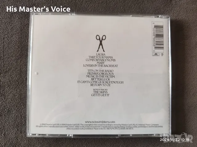 SCISSOR SISTERS - Self Titled CD, снимка 2 - CD дискове - 48338938