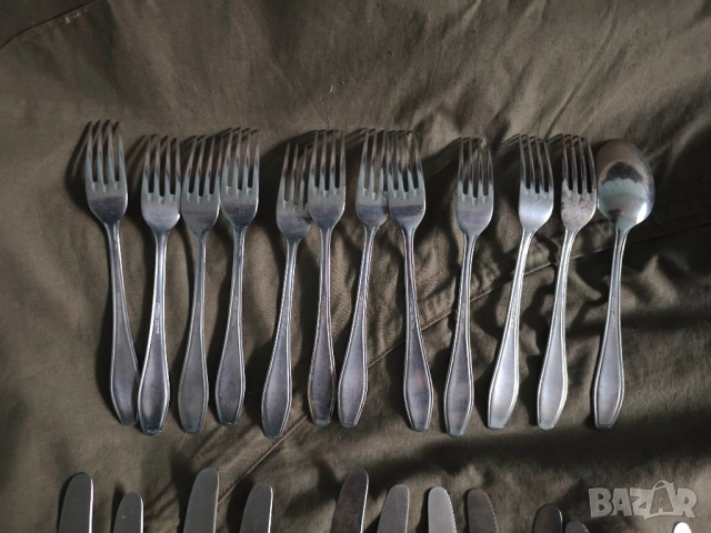 Продавам прибори за храна Smalcalda Rostfrei ГДР, снимка 4 - Прибори за хранене, готвене и сервиране - 52559384