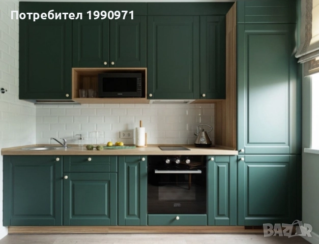 Кухненски шкафове по поръчка. Масив орех, череша, круша, дъб, чинар, акация..., снимка 10 - Кухни - 52476363