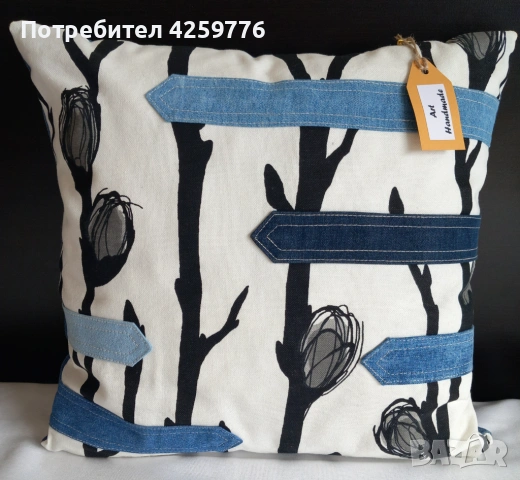 Декоративни възглавници- ръчно изработени НОВИ, снимка 11 - Декорация за дома - 53350160