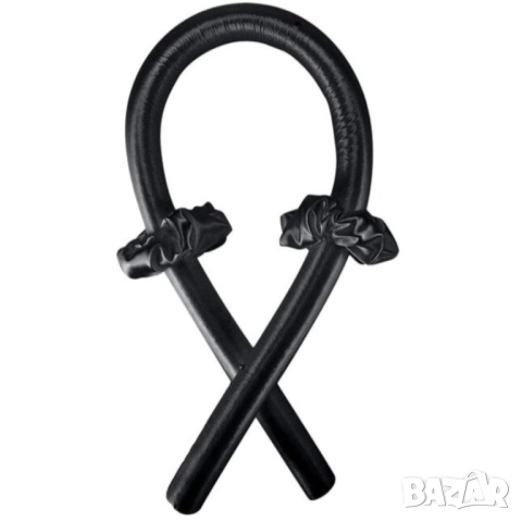  Голяма, стилна ролка за коса от коприна , снимка 4 - Аксесоари за коса - 51802241