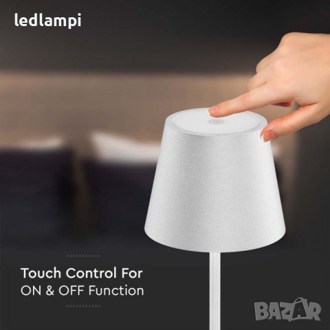 LED Лампа 4W Димиране Презареждане Топло Бяла Светлина, снимка 6 - Лед осветление - 40509995