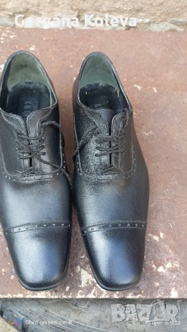 Елегантни мъжки обувки с връзки,

изработени са от естествена кожа,

, снимка 1 - Официални обувки - 42326388