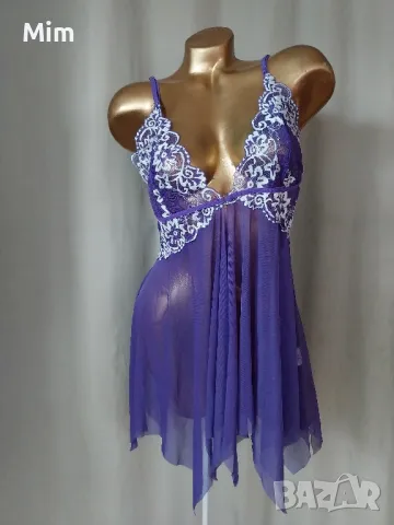 Avid Love XL Лилава къса ,ефирна нощничка , снимка 7 - Нощници - 47516142