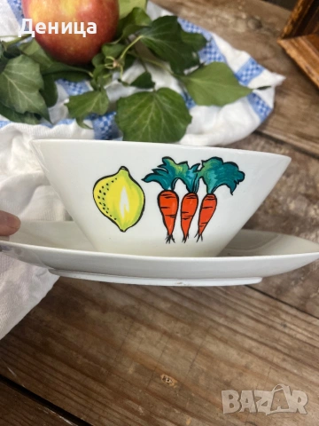 Villeroy & Boch- проектирана от дизайнерката Кристин Ройтер през 60-те и началото на 70-те години на, снимка 5 - Други - 53761378