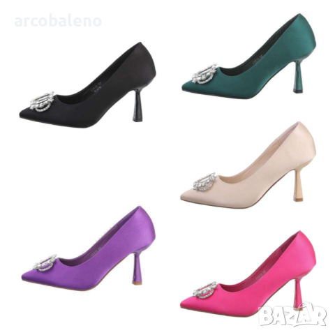 Дамски обувки на висок ток, 5цвята 