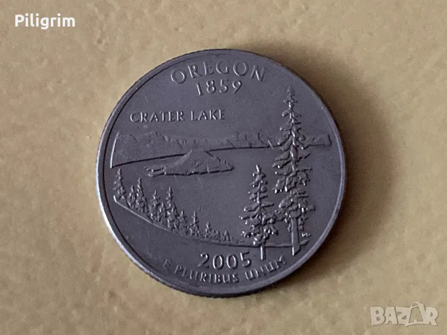 САЩ 25 цента 2005 г. (D), Oregon.