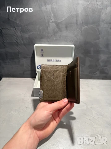 100% оригинален Burberry cardholder - пълен комплект. , снимка 6 - Портфейли, портмонета - 50561364