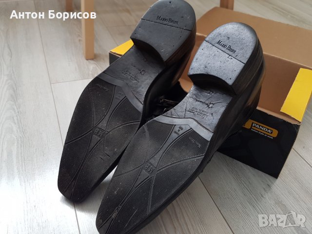 Оригинални обувки MARIO BRUNI-ръчна изработка, снимка 5 - Мъжки боти - 40168313