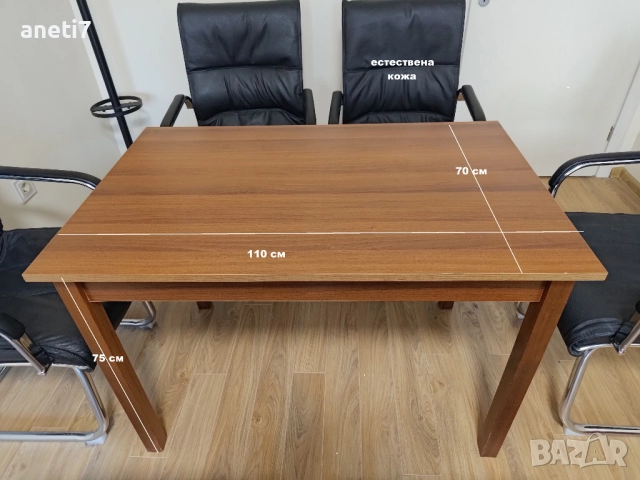 Бюро с контейнер, 60 лв., 2 бр. Отлично състояние, Шкафове, маса, столове, снимка 4 - Бюра - 52852877