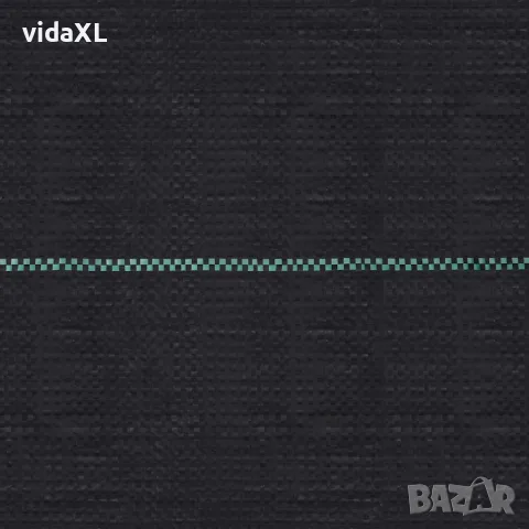 vidaXL Мрежа за мулчиране, матово черна, 1x100 м, PP, снимка 2 - Напояване - 56146656