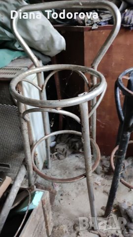 Високи столове 2бр с облегалки, снимка 2 - Столове - 34688655