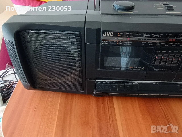 jvc pc- w100 (радиокасетофон , снимка 6 - Радиокасетофони, транзистори - 53743139