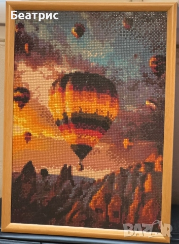 Диамантен гоблен-Кападокия с квадратни мъниста