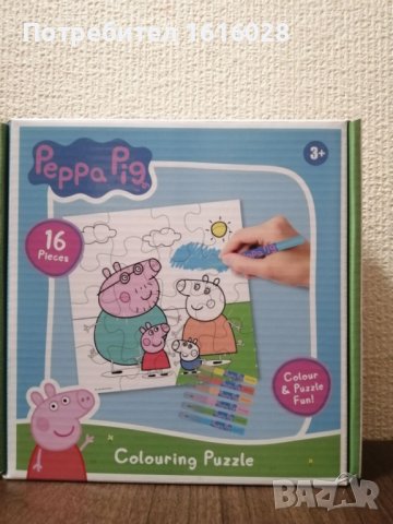 Нов пъзел на Peppа Pig с фулмастри 2 в 1., снимка 6 - Образователни игри - 41423693