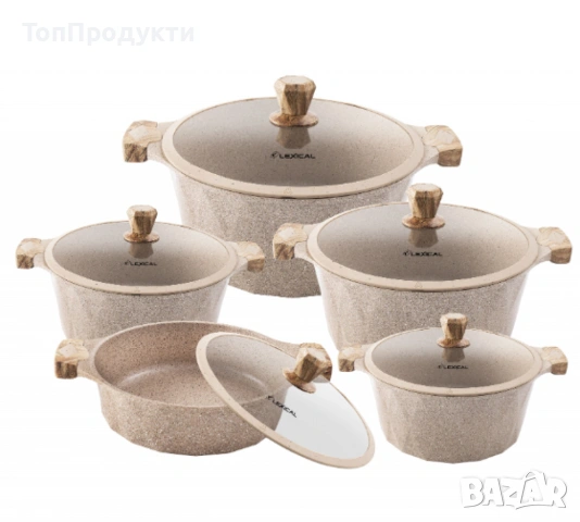 Комплект съдове за гответе, Lexical Pearl series, снимка 2 - Съдове за готвене - 53070489