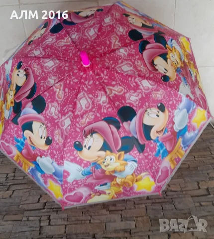 Детски чадър Мини Маус,Мики Маус , Скай , Еверест ,Барби , Миньоните , Влака Томас ,Еднорог, снимка 12 - Чадъри - 37882244