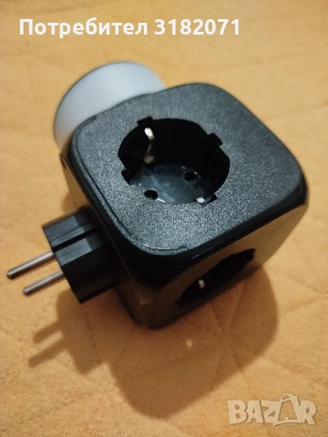 Разклонител тип "КУБ",с нощна лампа , снимка 3 - Други - 52059922