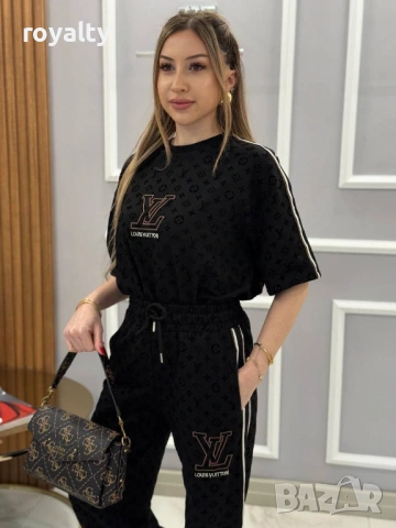 Louis Vuitton Черен Дамски Нов Комплект 