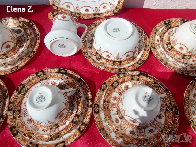 Антикварен сервиз Royal Albert Devon (1927-1935год.), снимка 4 - Сервизи - 53719796