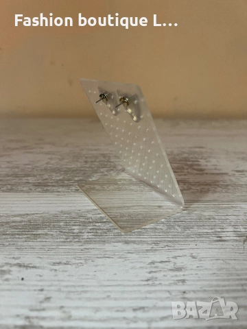 Поставка за много обеци в прозрачен матов вариант ❤️, снимка 4 - Обеци - 52332602