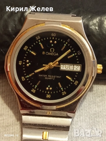 Марков оригинален часовник OMEGA QUARTZ JAPAN перфектно състояние много красив унисекс 51826, снимка 5 - Мъжки - 53481977