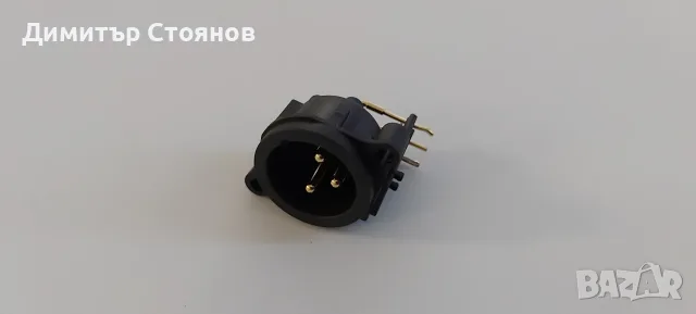 Професионален аудио конектор CANON M, XLR, за платка