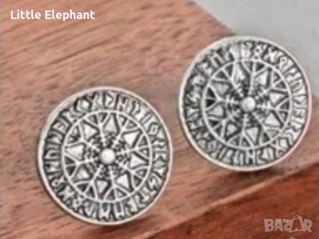 Sale Retro,обеци"Viking Runes"/нови, снимка 1