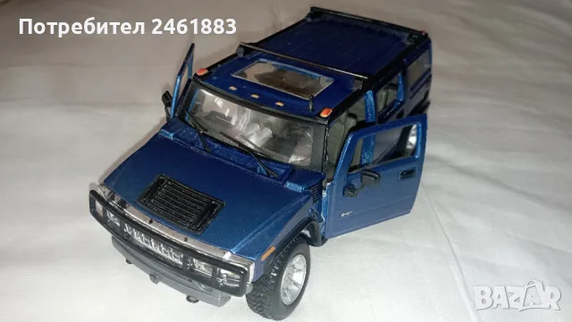 1/27 Maisto Hummer H2. Метална количка