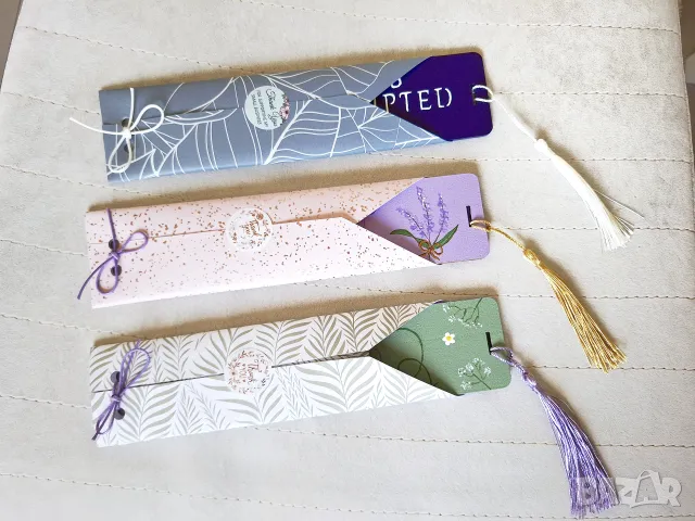 Bookmarks с релефни надписи/имена/зодии, снимка 2 - Художествена литература - 49459954