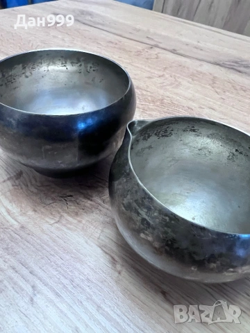 Винтидж компрлект за чай посребрен, снимка 4 - Други - 53177385